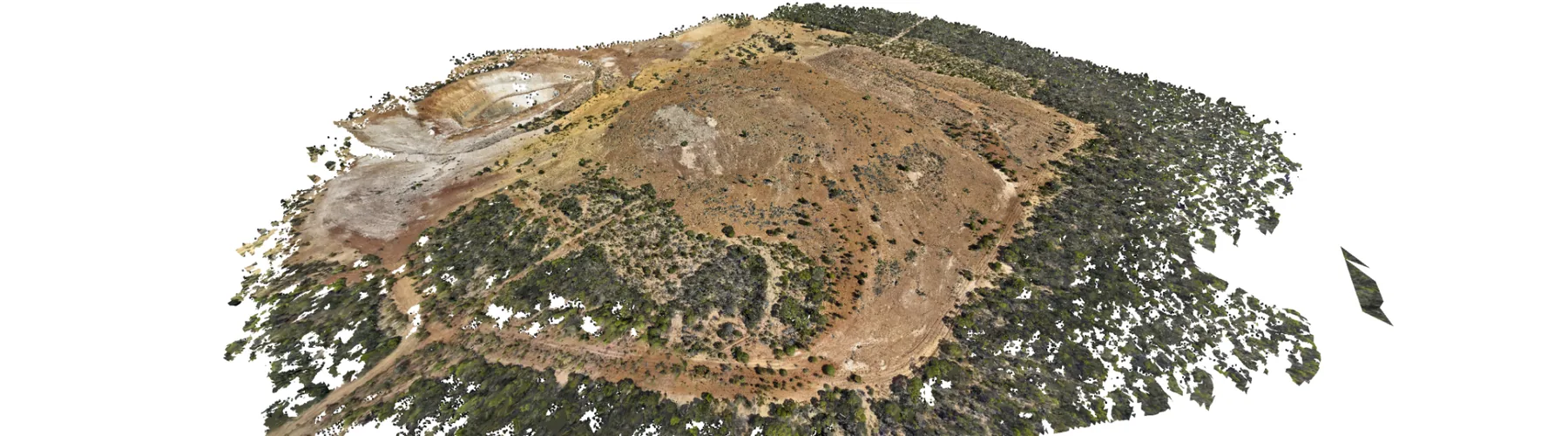 Three-dimensional survey view of the Holleton Laterite Project